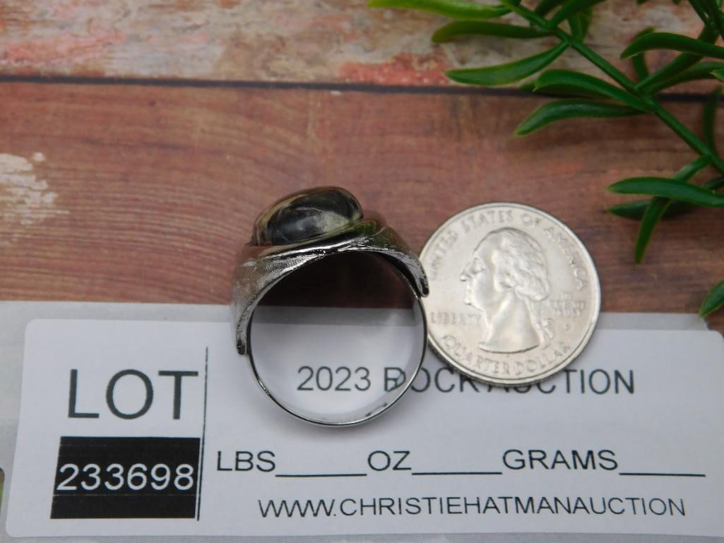 SEPTARIAN RING ROCK STONE LAPIDARY SPECIMEN - 2