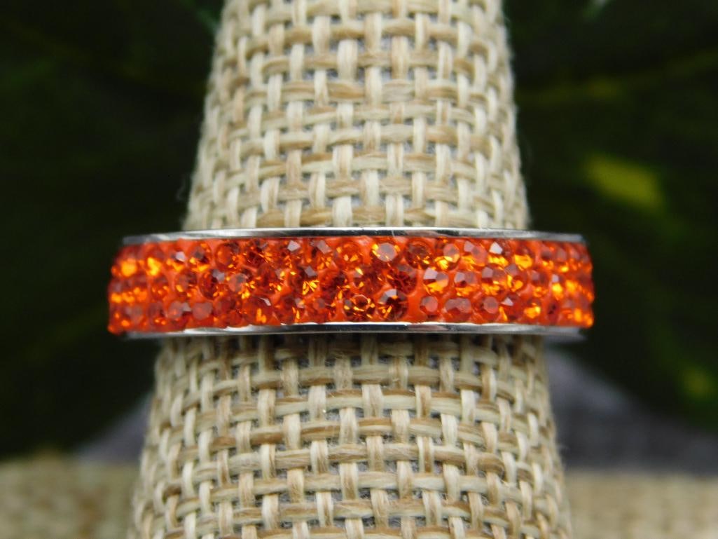 GENUINE STONE RING SIZE 8: GENUINE STONE RING SIZE 8 - Part of our Discover Midnight Market, Crystals and Gems auction at HATMAN'S Auctions! Please see photos for measurements and condition. YES, we have in-house shipping! We