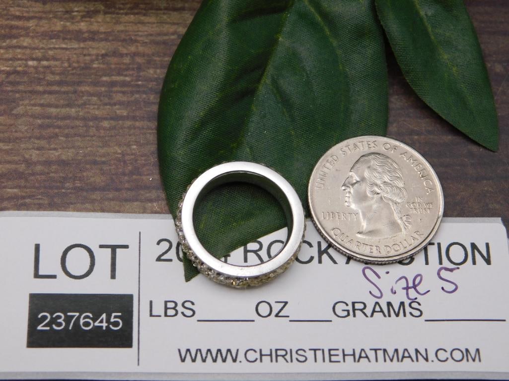 RING ROCK STONE LAPIDARY SPECIMEN - 2