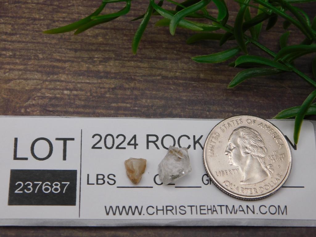 HERKIMER DIAMOND ROCK STONE LAPIDARY SPECIMEN - 2