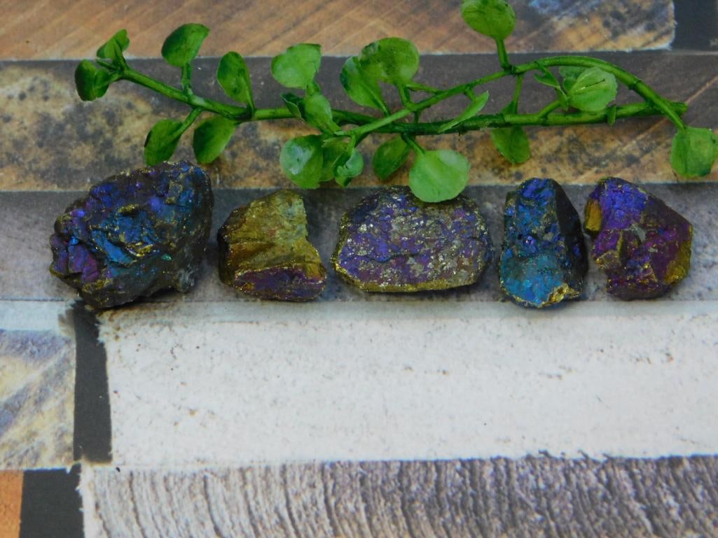 PEACOCK ORE ROCK STONE LAPIDARY SPECIMEN: PEACOCK ORE ROCK STONE LAPIDARY SPECIMEN