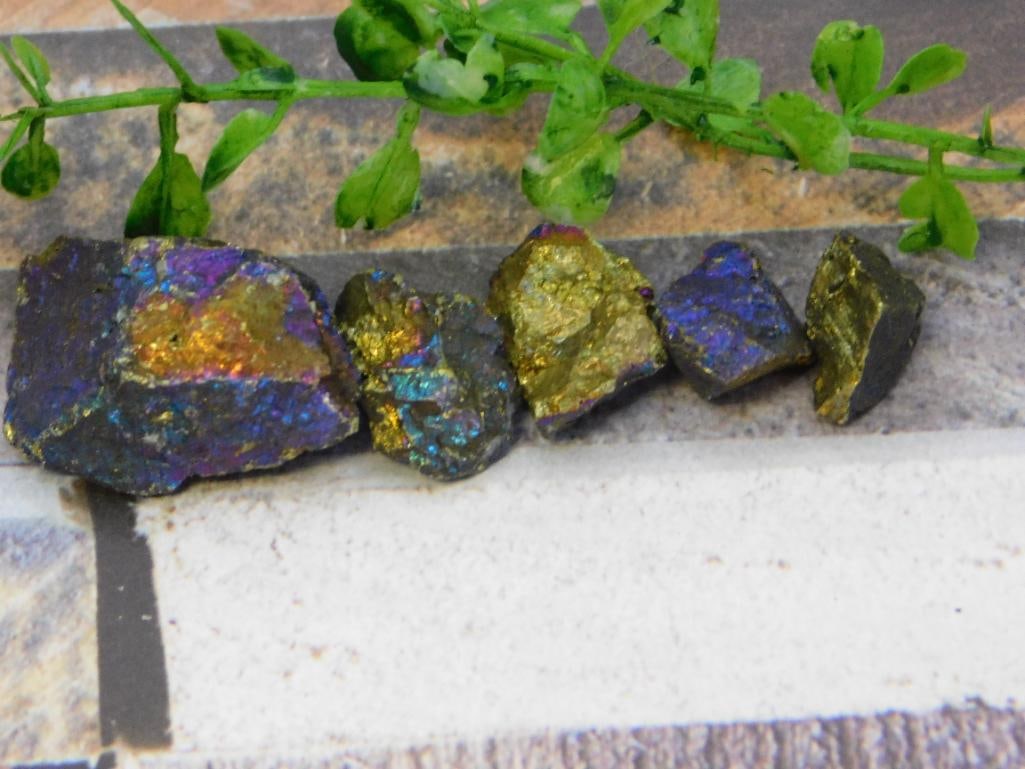 PEACOCK ORE ROCK STONE LAPIDARY SPECIMEN: PEACOCK ORE ROCK STONE LAPIDARY SPECIMEN