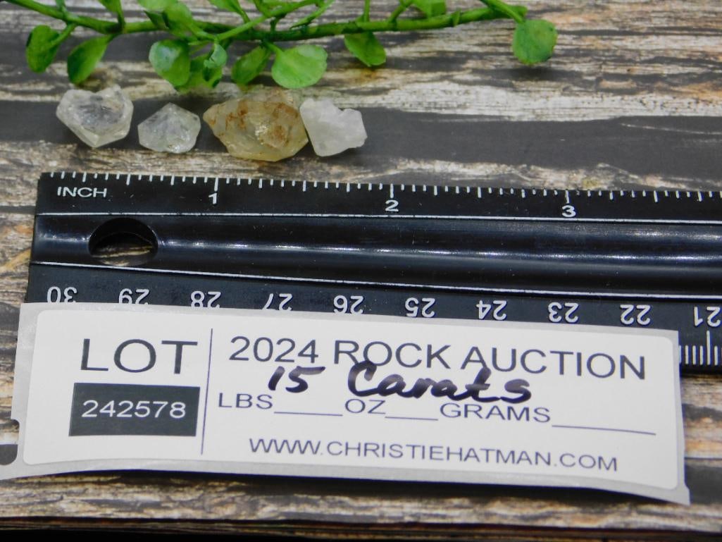 HERKIMER DIAMOND ROCK STONE LAPIDARY SPECIMEN - 2