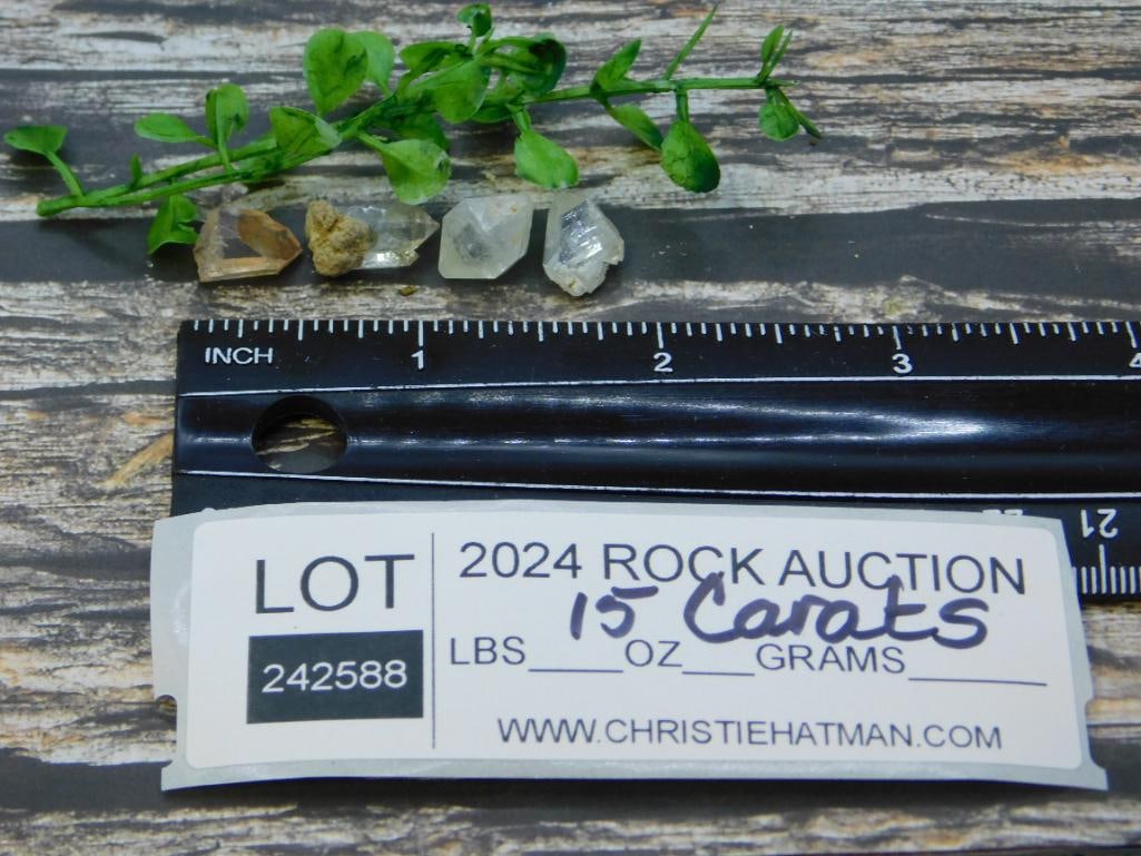 HERKIMER DIAMOND ROCK STONE LAPIDARY SPECIMEN - 2