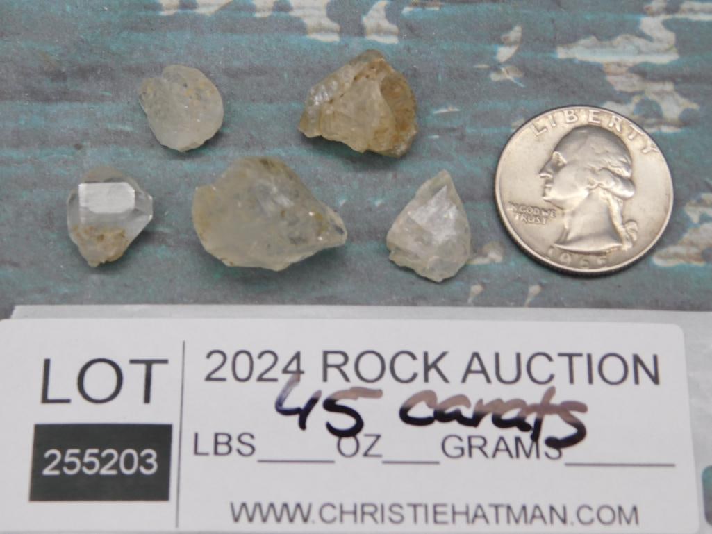 HERKIMER DIAMONDS ROCK STONE LAPIDARY SPECIMEN - 2