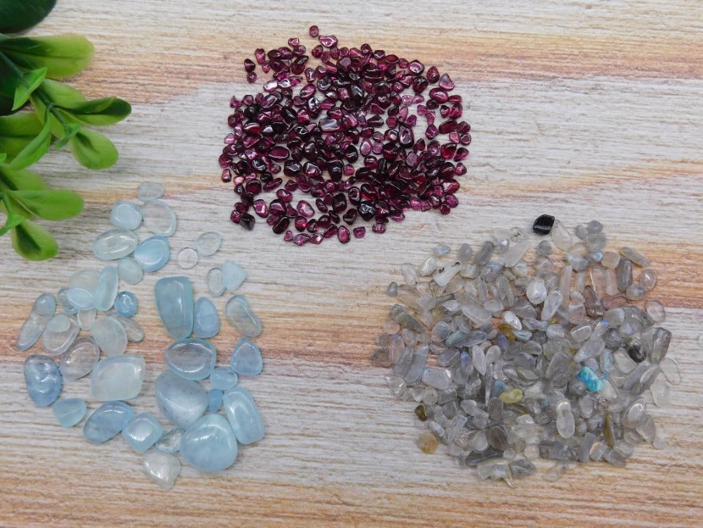 MIXED GEMSTONES ROCK STONE LAPIDARY SPECIMEN: MIXED GEMSTONES ROCK STONE LAPIDARY SPECIMEN