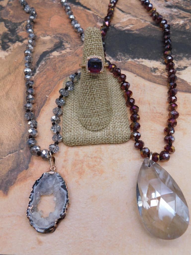 MIXED JEWELRY LOT ROCK STONE LAPIDARY SPECIMEN: MIXED JEWELRY LOT ROCK STONE LAPIDARY SPECIMEN