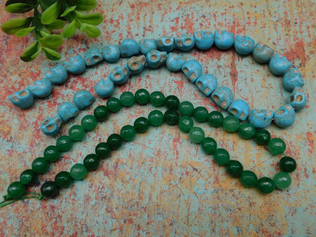 STONE BEADS ROCK STONE LAPIDARY SPECIMEN (1 of 2)