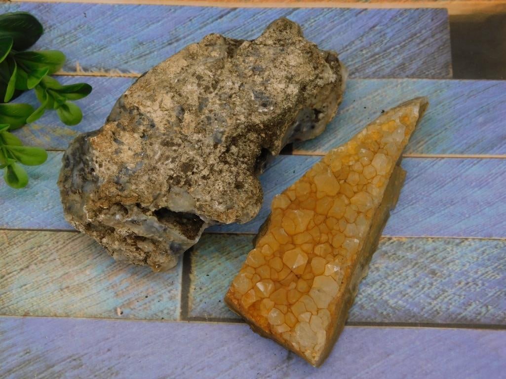 MIXED ROUGH LOT ROCK STONE LAPIDARY SPECIMEN (1 of 3)