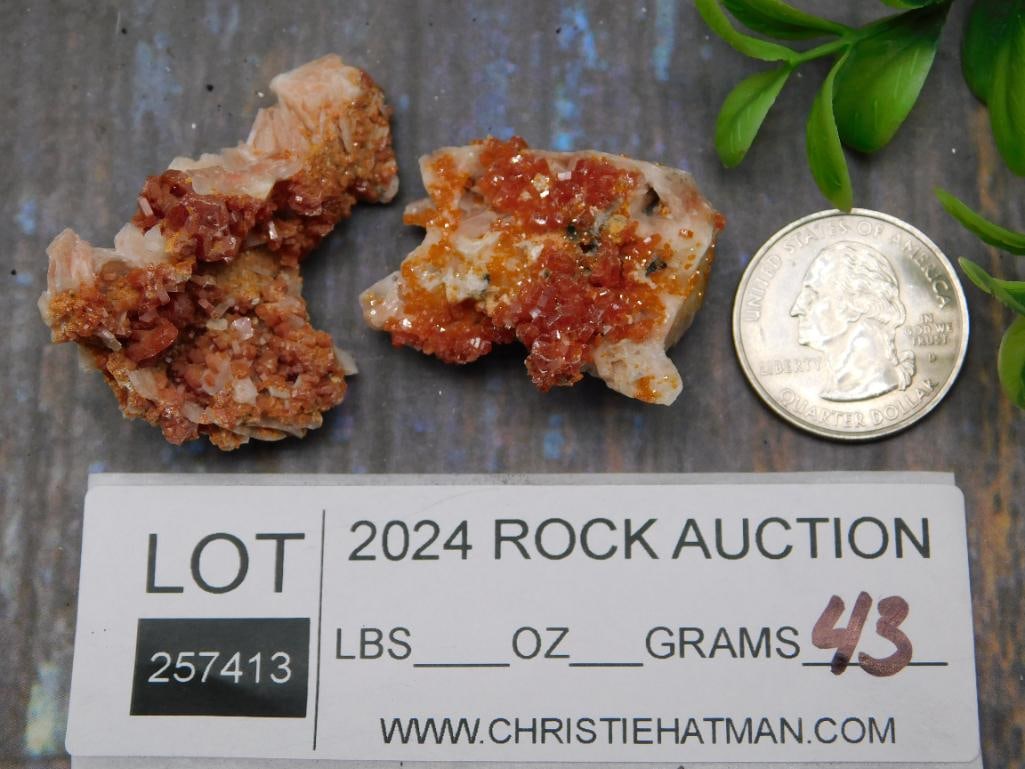 VANADINITE ROCK STONE LAPIDARY SPECIMEN - 2