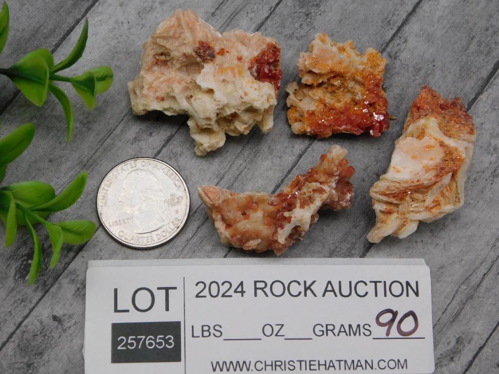 VANADINITE ROCK STONE LAPIDARY SPECIMEN - 2
