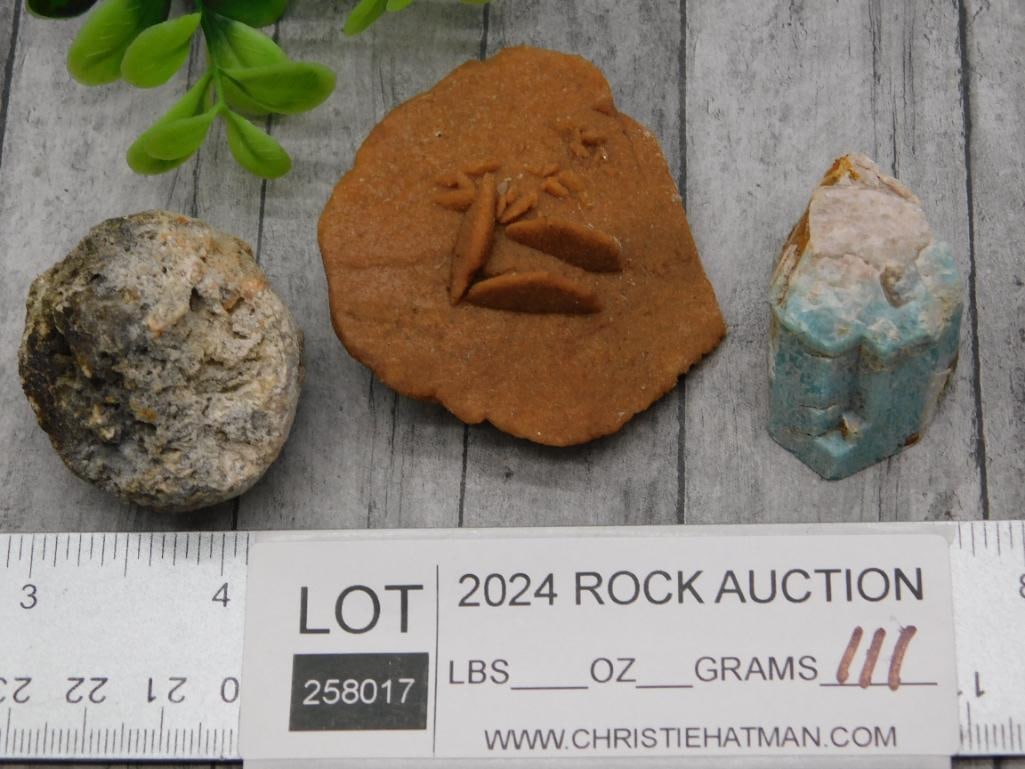 MIXED ROUGH ROCK STONE LAPIDARY SPECIMEN - 2