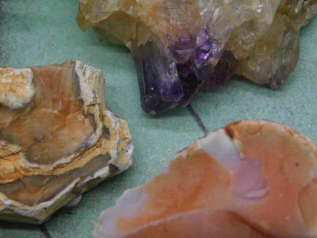 MIXED ROUGH ROCK STONE LAPIDARY SPECIMEN - 2