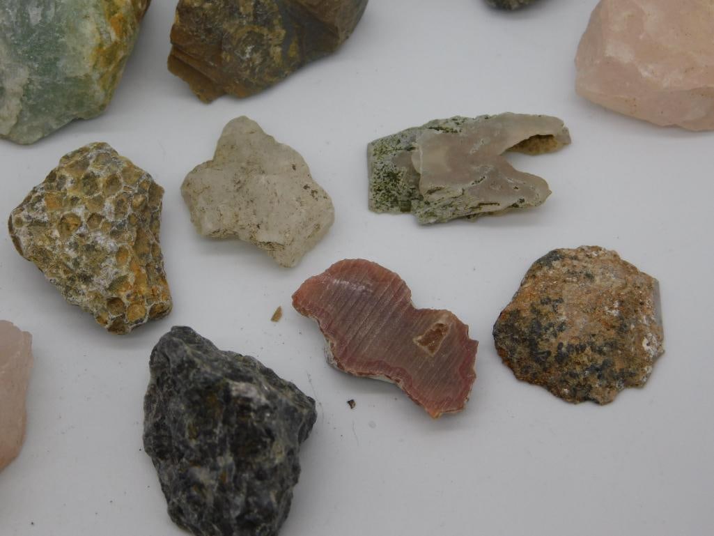 MIXED ROUGH ROCK STONE LAPIDARY SPECIMEN - 3