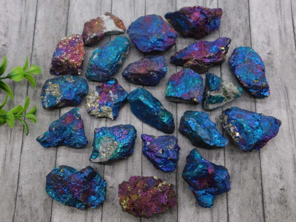 PEACOCK ORE ROCK STONE LAPIDARY SPECIMEN: PEACOCK ORE ROCK STONE LAPIDARY SPECIMEN