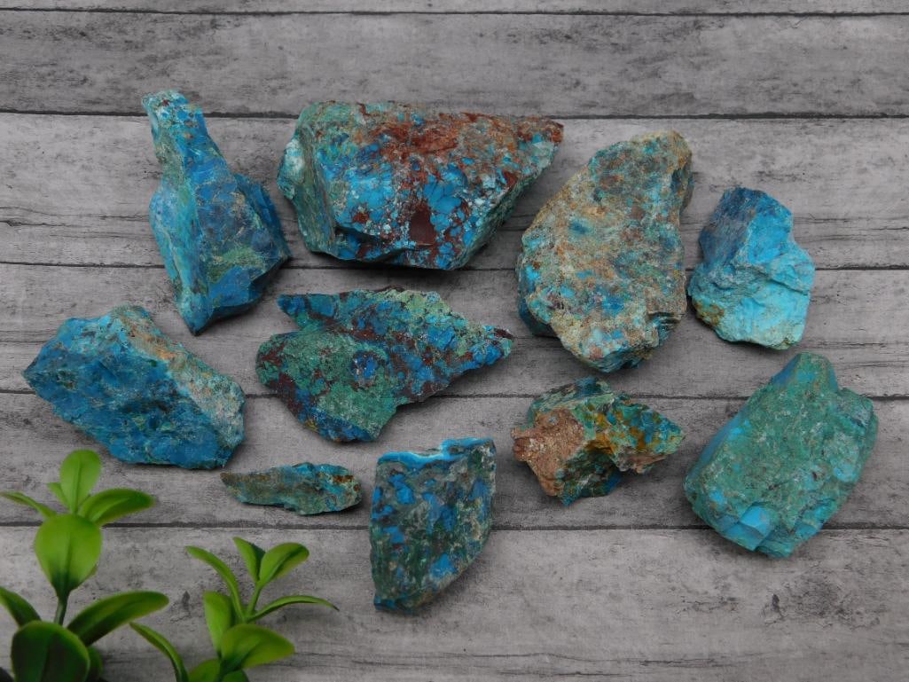 CHRYSOCOLLA ROCK STONE LAPIDARY SPECIMEN: CHRYSOCOLLA ROCK STONE LAPIDARY SPECIMEN