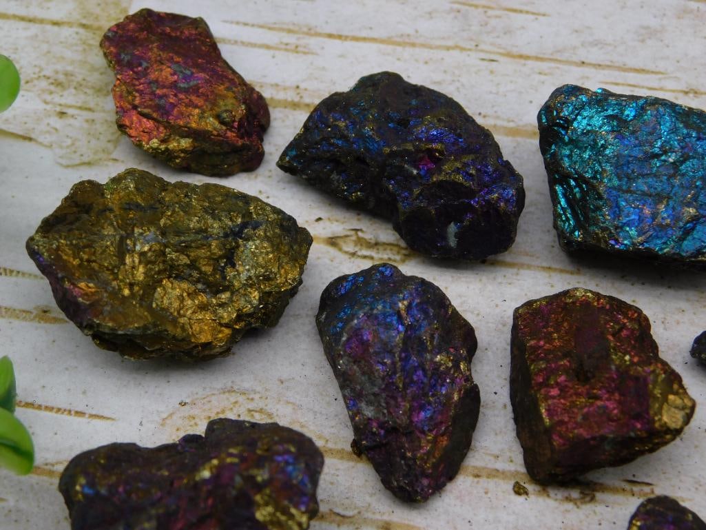 PEACOCK ORE ROCK STONE LAPIDARY SPECIMEN - 2