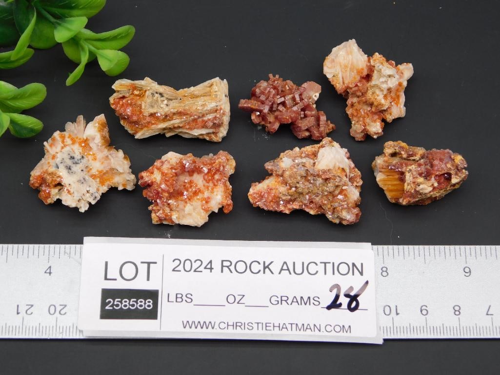 VANADINITE ROCK STONE LAPIDARY SPECIMEN - 3
