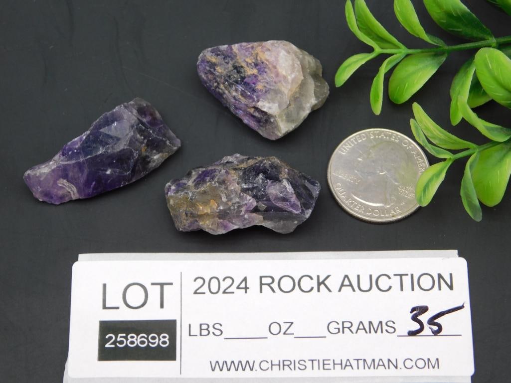 AMETHYST ROCK STONE LAPIDARY SPECIMEN - 2