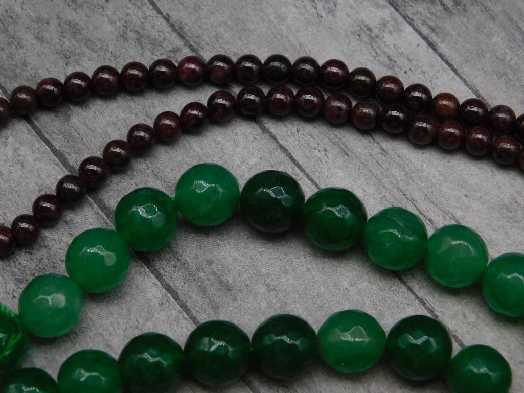 STONE BEADS ROCK STONE LAPIDARY SPECIMEN - 2