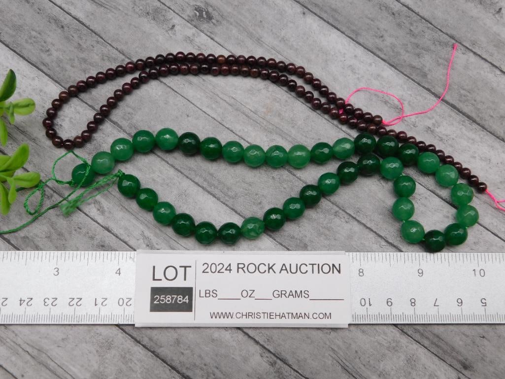 STONE BEADS ROCK STONE LAPIDARY SPECIMEN - 3