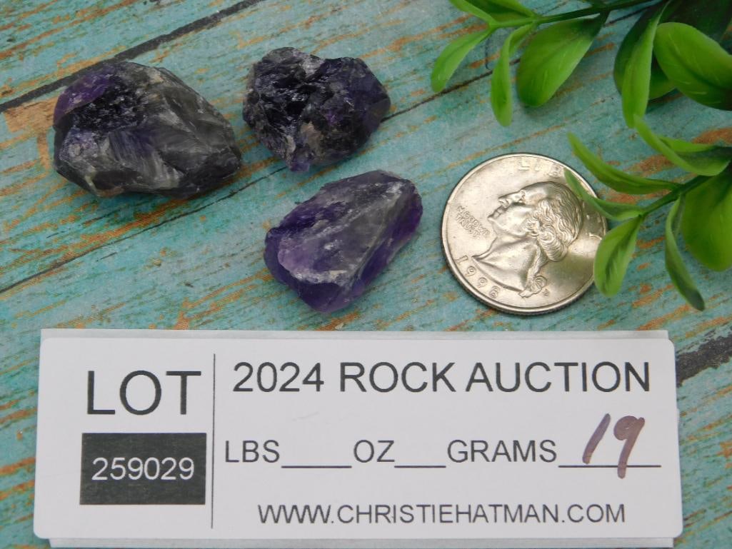 AMETHYST SET OF 3 - 2