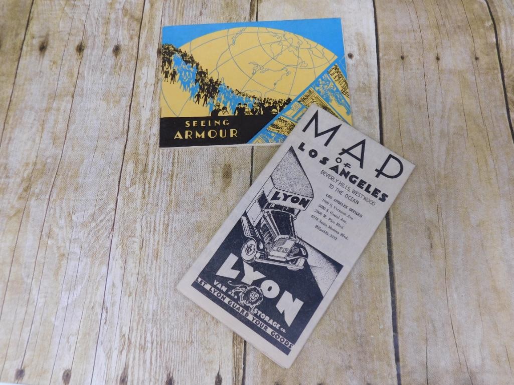 VINTAGE MAPS ANTIQUE EPHEMERA (1 of 5)