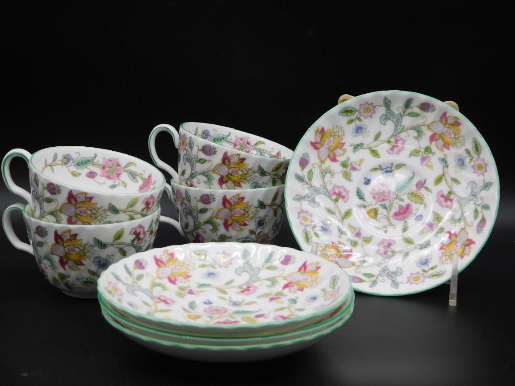 HADDON HALL MINTON BONE CHINA ENGLISH DISHES VINTAGE ANTIQUE (1 of 3)