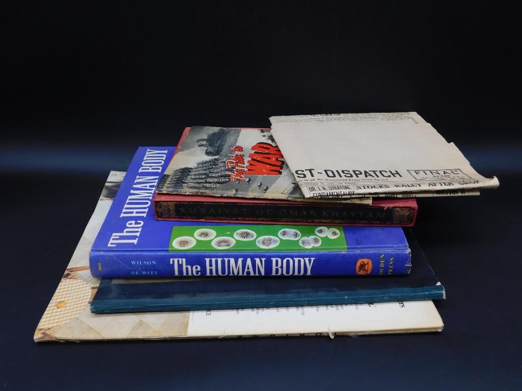 MIXED BOOK LOT VINTAGE ANTIQUE: MIXED BOOK LOT VINTAGE ANTIQUE