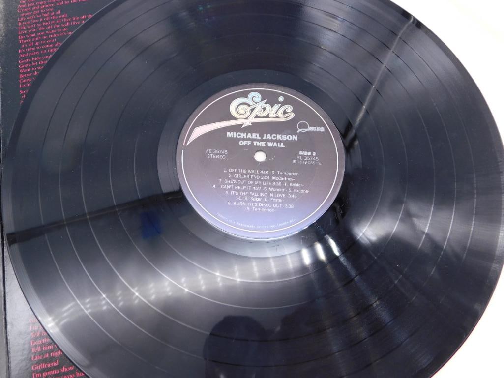 MICHAEL JACKSON OFF THE WALL VINYL LP RECORD - 2
