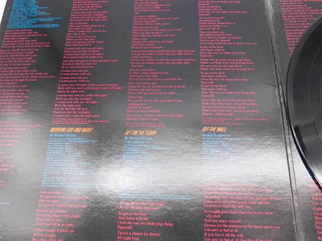 MICHAEL JACKSON OFF THE WALL VINYL LP RECORD - 3