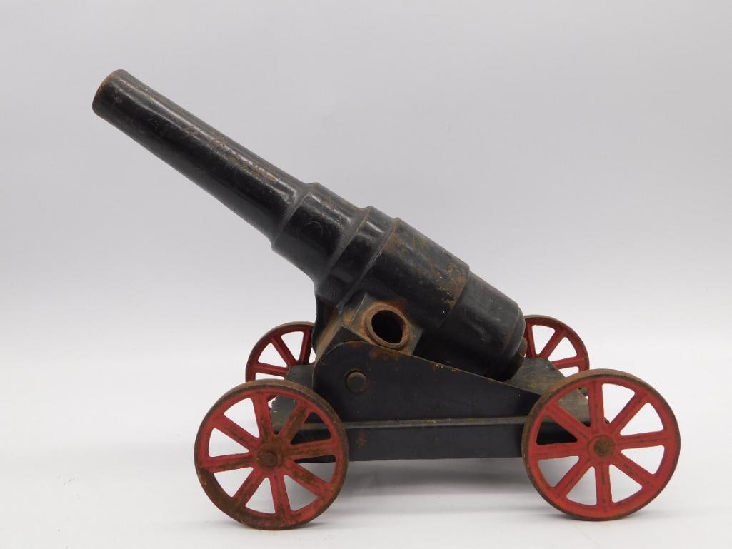 TOY CONESTOGA BIG-BANG TOY CANNON VINTAGE ANTIQUE (1 of 3)