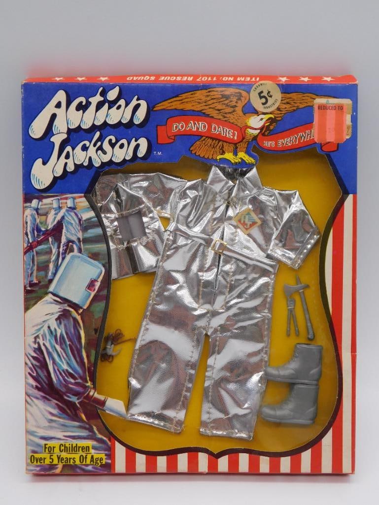 VINTAGE ACTION JACKSON ASTRONAUT OUTFIT SET: VINTAGE ACTION JACKSON ASTRONAUT OUTFIT SET