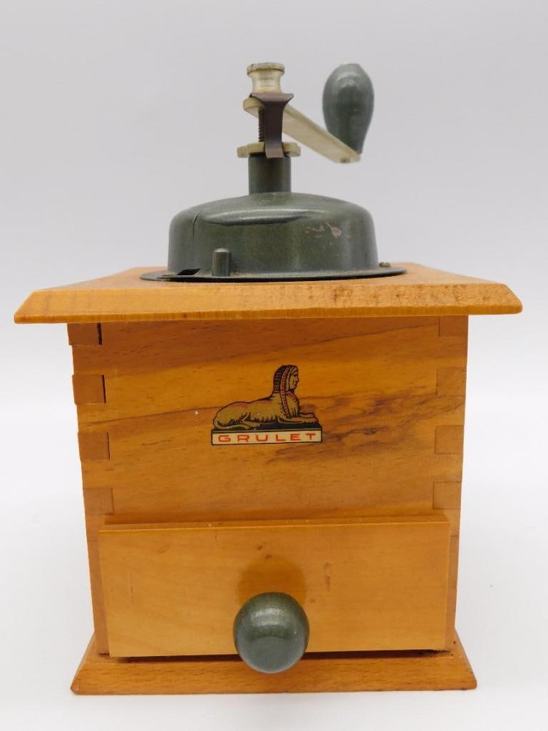 VINTAGE COFFEE GRINDER BROYEUR BREVETE FRENCH ANTIQUE (1 of 3)