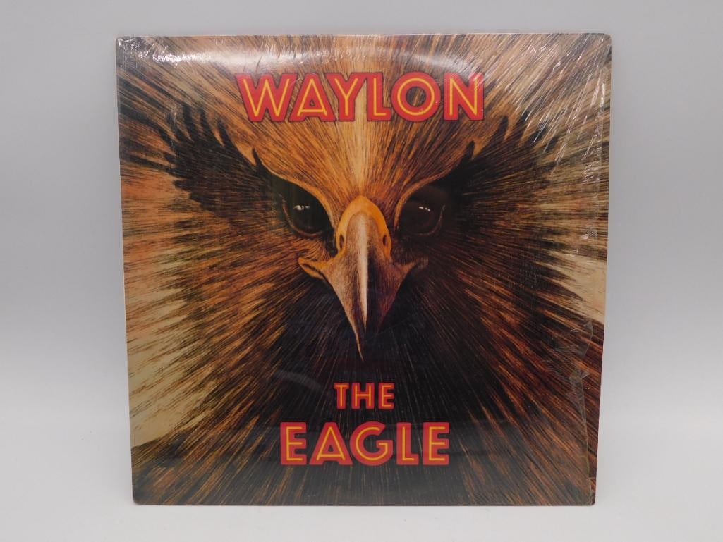 WAYLON JENNINGS THE EAGLE STUDIO ALBUM VINYL LP RECORD: WAYLON JENNINGS THE EAGLE STUDIO ALBUM VINYL LP RECORD