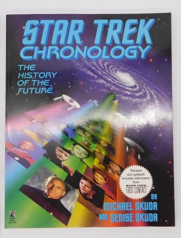 1996 STAR TREK CHRONOLOGY THE HISTORY OF THE FUTURE BOOK BY MICHAEL OKUDA AND DENISE OKUDA: 1996 STAR TREK CHRONOLOGY THE HISTORY OF THE FUTURE BOOK BY MICHAEL OKUDA AND DENISE OKUDA