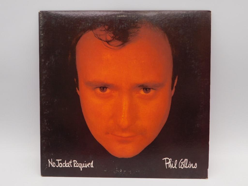 NO JACKET REQUIRED BY PHIL COLLINS VINYL RECORD: NO JACKET REQUIRED BY PHIL COLLINS VINYL RECORD