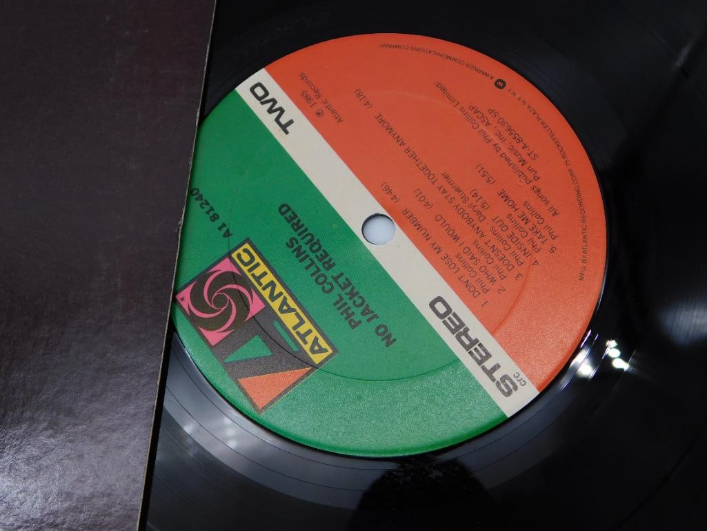 NO JACKET REQUIRED BY PHIL COLLINS VINYL RECORD - 2