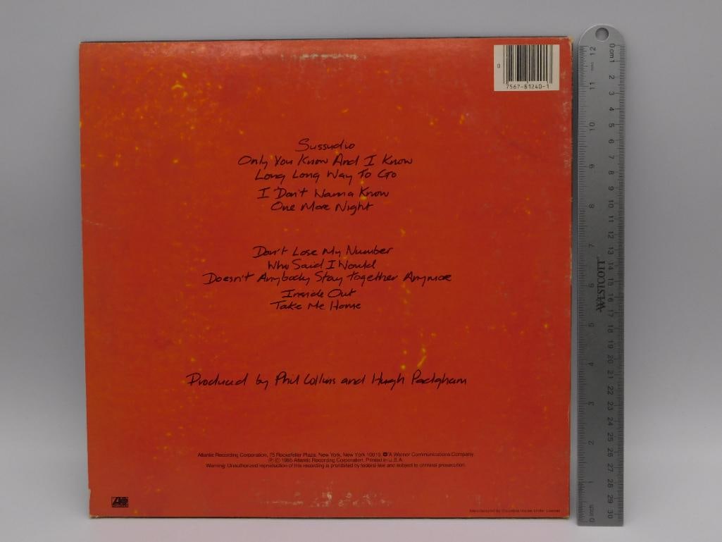 NO JACKET REQUIRED BY PHIL COLLINS VINYL RECORD - 3