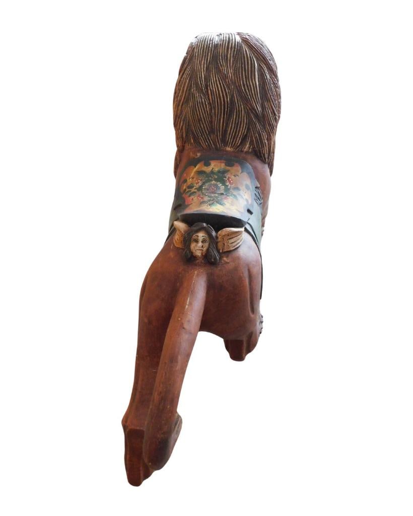 CAROUSEL LION STANDER - 4
