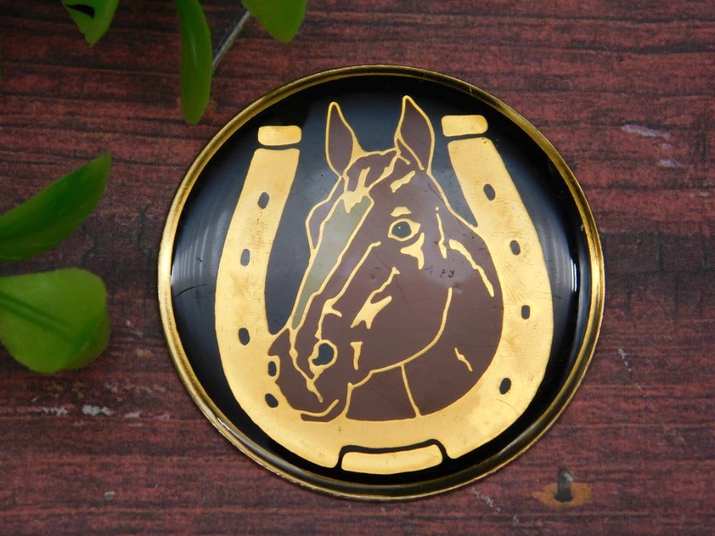 HORSE CABOCHON MEDALLION: HORSE CABOCHON MEDALLION