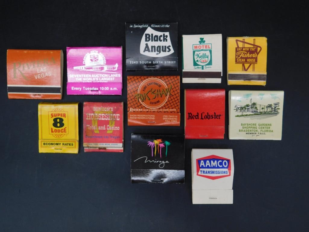 VINTAGE ADVERTISING MATCHBOOKS (1 of 3)