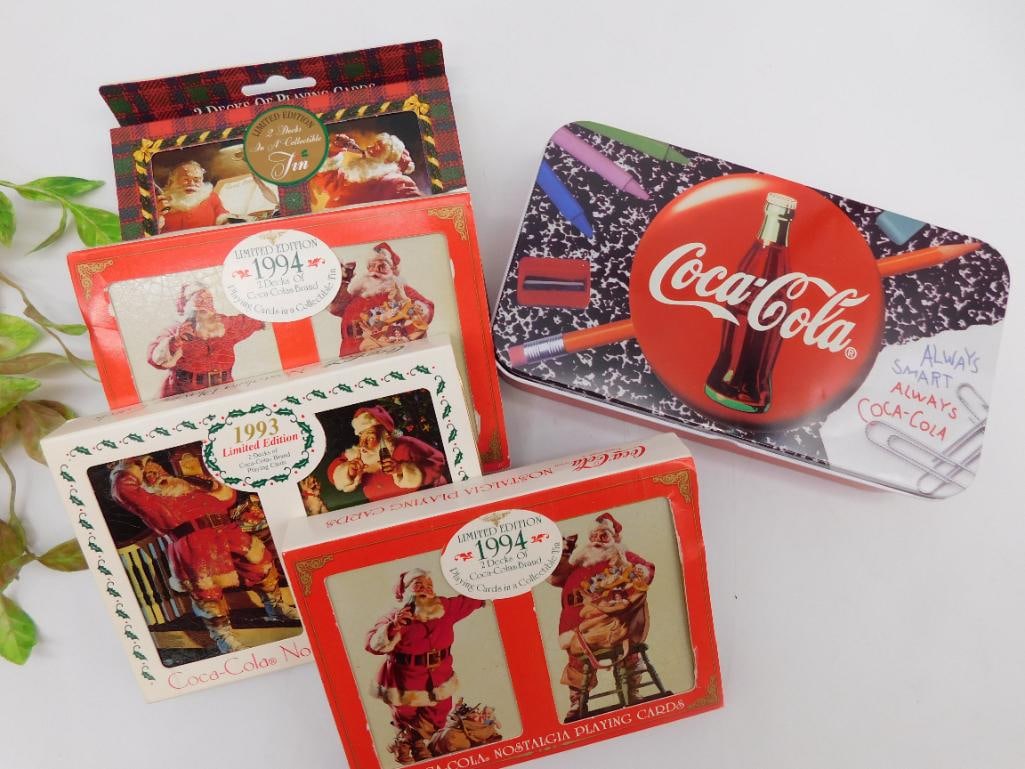 COCA-COLA COKE ADVERTISING PLAYING CARDS (1 of 2)