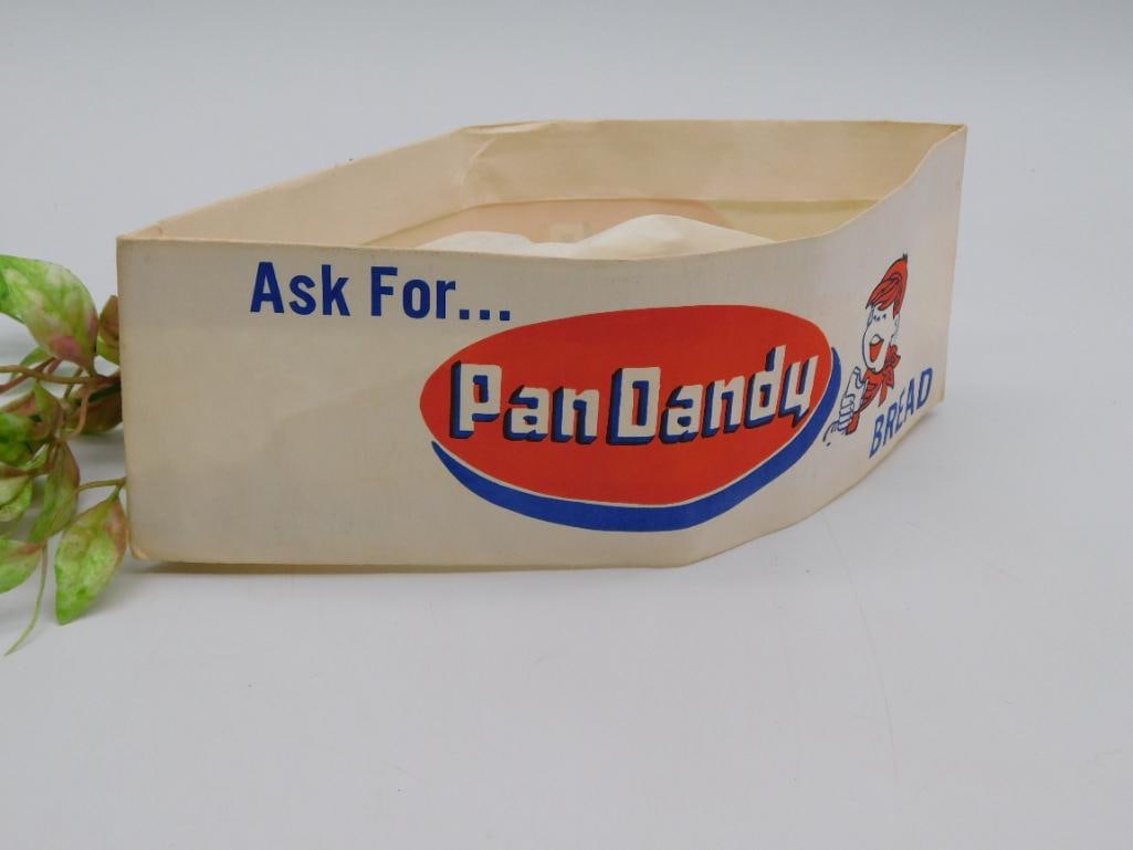 PAN DANDY BREAD PAPER HAT VINTAGE ANTIQUE ADVERTISING (1 of 4)