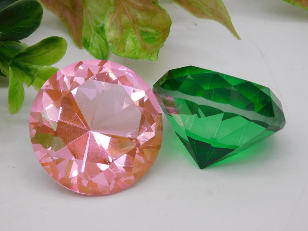 DISPLAY DIAMOND ROCK STONE LAPIDARY SPECIMEN - 3