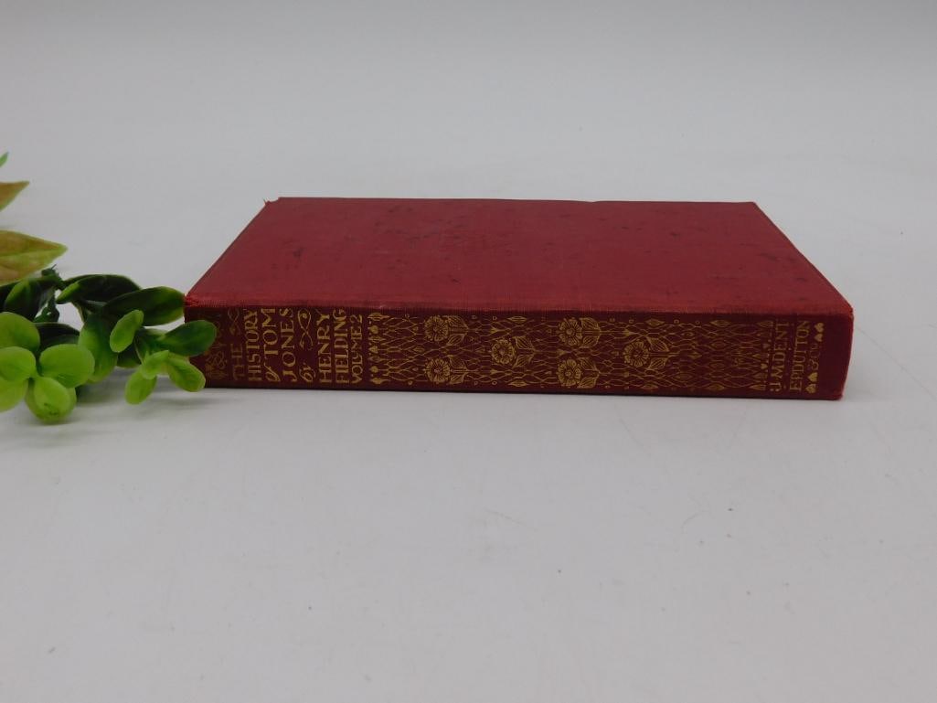 1912 THE HISTORY OF TOM JONES A FOUNDLING BOOK BY HENRY FIELDING VINTAGE ANTIQUE: 1912 THE HISTORY OF TOM JONES A FOUNDLING BOOK BY HENRY FIELDING VINTAGE ANTIQUE