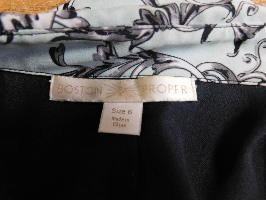 Boston Proper Size 6 Baroque Print Jacket - 2