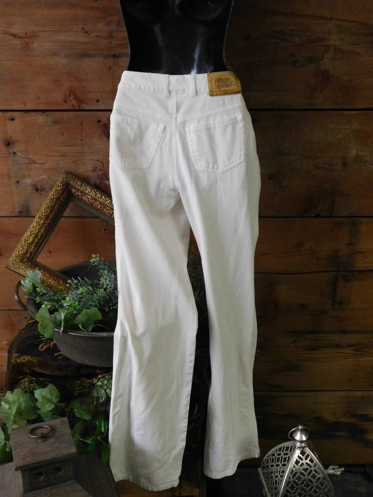 Escada White Pants - Cotton Blend - Women's Size (1 of 4)