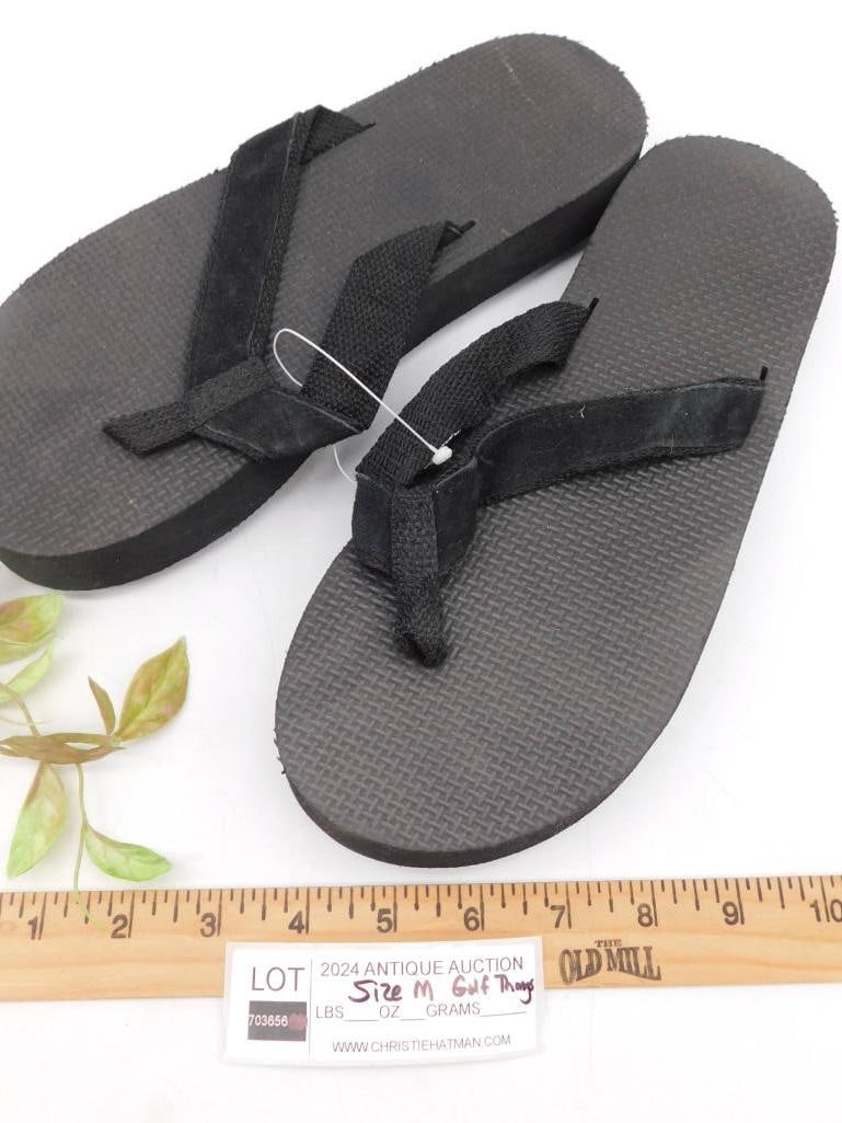 Black Sandals with Metal Studded Soles: Black Sandals with Metal Studded Soles