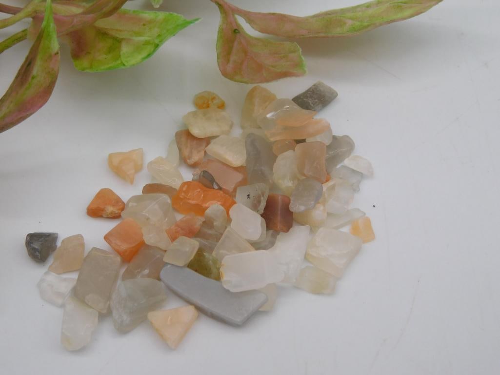 Assorted Polished Gemstone Chips, 12 Grams ROCK STONE LAPIDARY SPECIMEN (1 of 2)